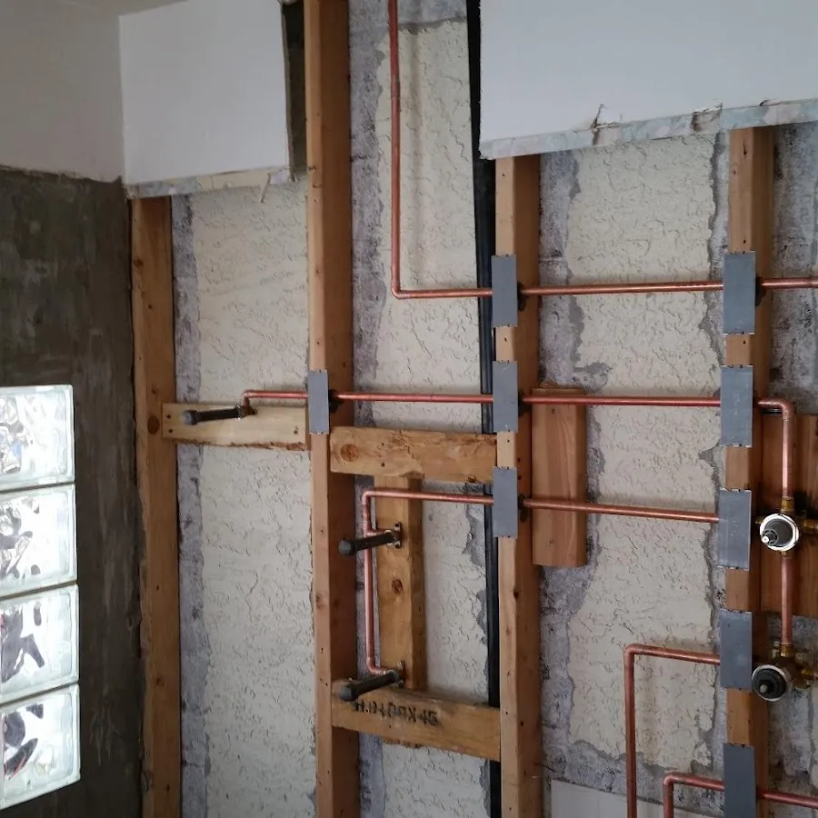 Copper pipe installation for Repiping in Parkland